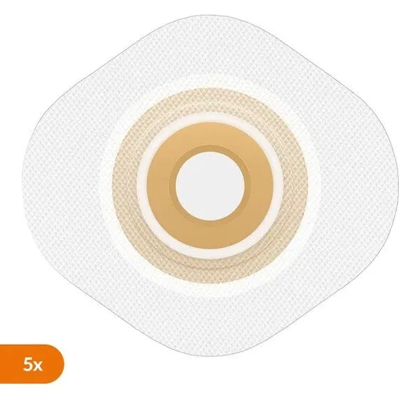 Natura Durahesive Convex Stomaplatte, 45/32 mm, 5 Stück