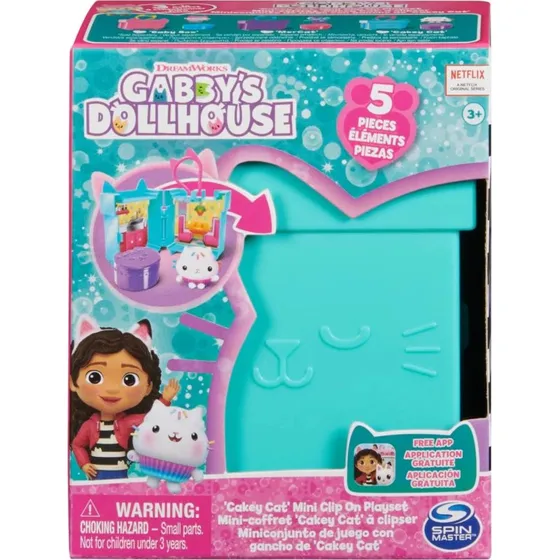 Gabby's Dollhouse Badezimmer-Spielset mit Pisirena & Clips