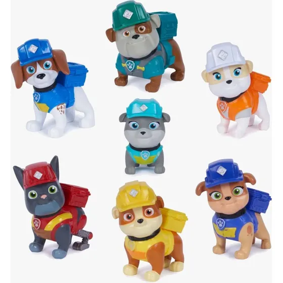 Spin Master Paw Patrol Rubble & Crew Sammlungsfiguren-Set (7-teilig)