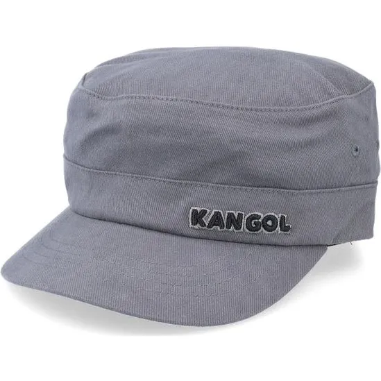 Kangol Army Cap aus Baumwoll-Twill in Grau