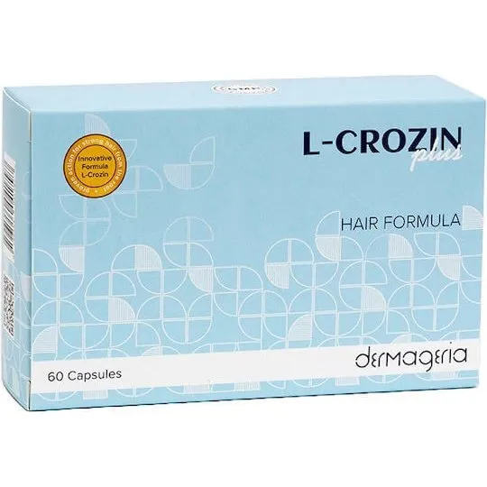 Dermageria L-Crozin Plus Hair & Nail Formula, 60 Kapseln