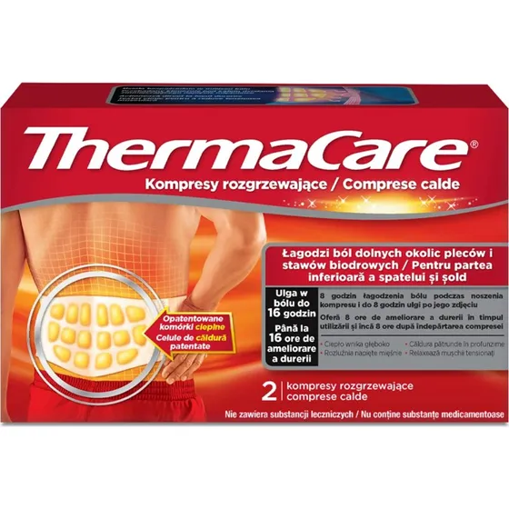 ThermaCare Wärmekompressen für Rücken und Hüfte, 2 Stück