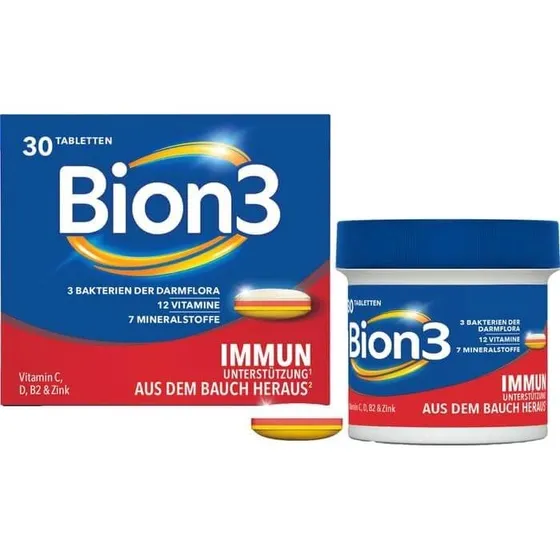 BION3 Tabletten 30 Stk. – 3in1 Formel für Darm & Immunsystem
