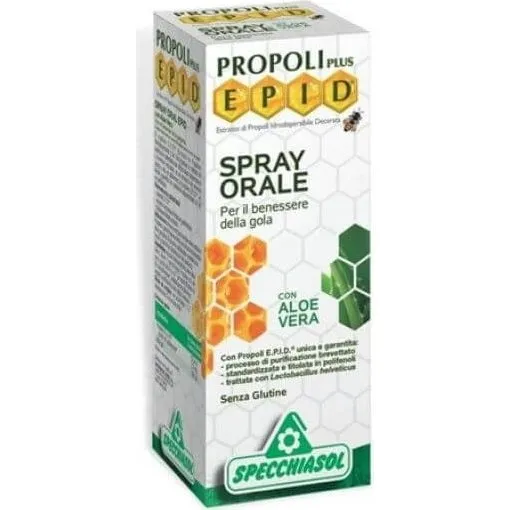 Specchiasol Epid Propolis-Spray mit Aloe, 15 ml