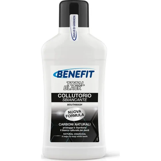 Benefit Total Black Mundspülung mit Aktivkohle, 500 ml