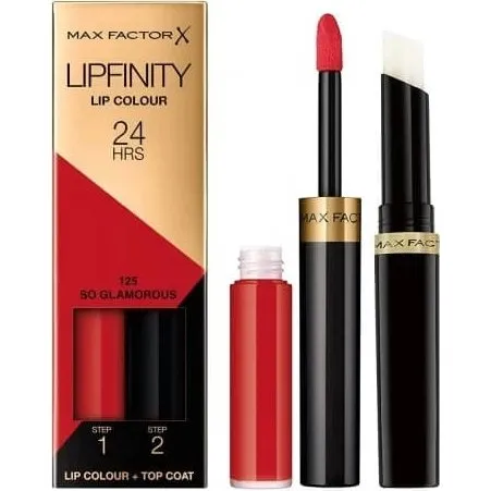 Max Factor Lipfinity Zwei-Phasen-Flüssig-Lippenstift 125 So Glamorous