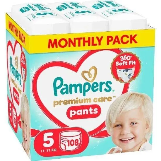 Pampers Premium Pants Windel No.5 (11-17kg) 108 Stück