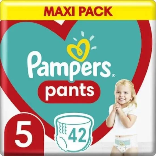 Pampers Pants Windelhose Nr. 5 (12-17 kg) - 42 Stück Maxi Pack