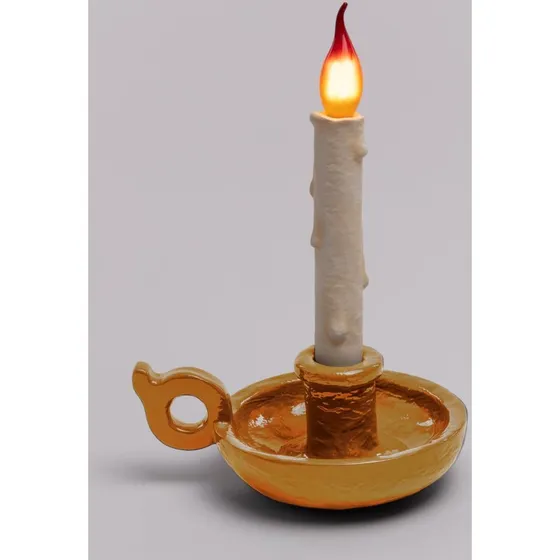 Seletti Grimm Bugia ToGo Tischleuchte Gold