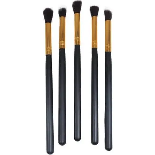 Man Fei 5er-Set Schminkpinsel, Schwarz