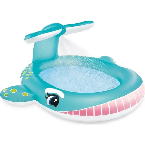 Intex Whale Spray Pool - Aufblasbarer Wal-Pool für Kinder