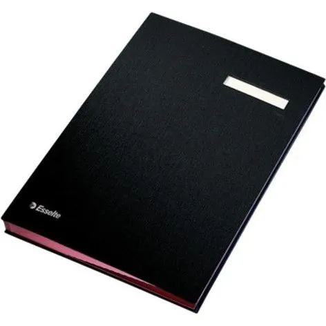 Esselte Signature Mappe A4 10 Fächer schwarz