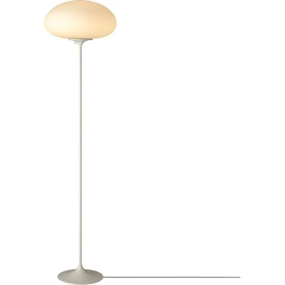 GUBI Stemlite Stehleuchte, kieselgrau, 150 cm, dimmbar