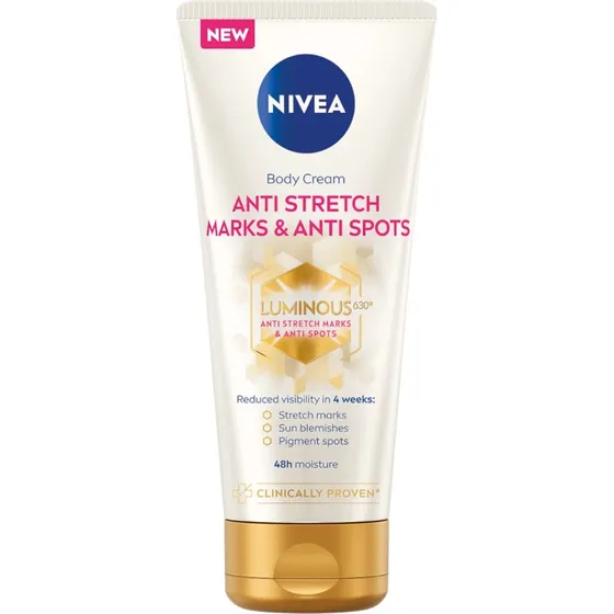 Nivea Luminous 630 Anti-Dehnungsstreifen-Körpercreme, 200 ml