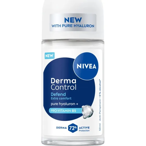 Nivea Derma Control Defend Antitranspirant Roll-on, 50 ml