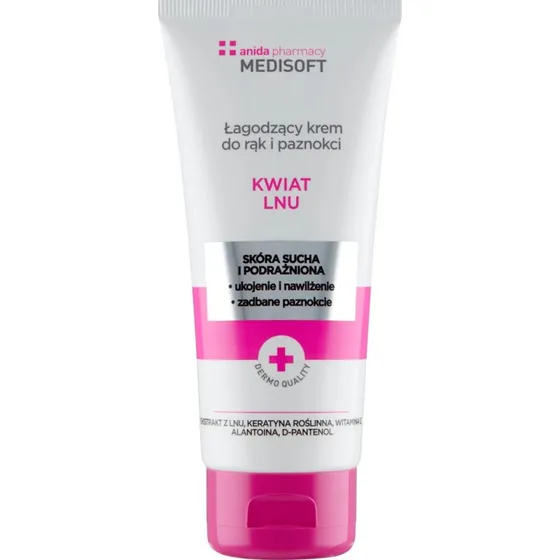 Anida Beruhigende Hand- und Nagelcreme mit Leinenextrakt, 100 ml
