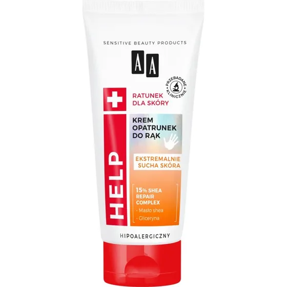 AA Help Nährende Handcreme mit 15% Shea Repair Complex, 75 ml