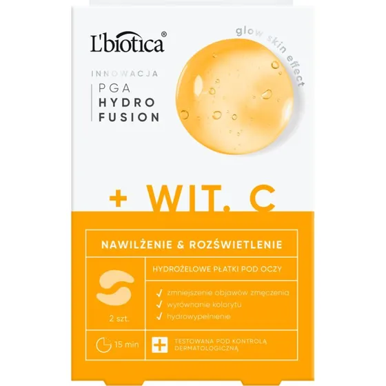 Vitamin C Hydrogel-Augenpads für Feuchtigkeit & Aufhellung