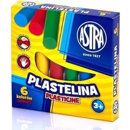 Astra Knetmasse, 6 Farben