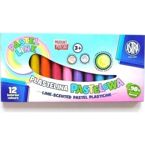 Astra Modelliermasse mit Kalk, 12 Farben