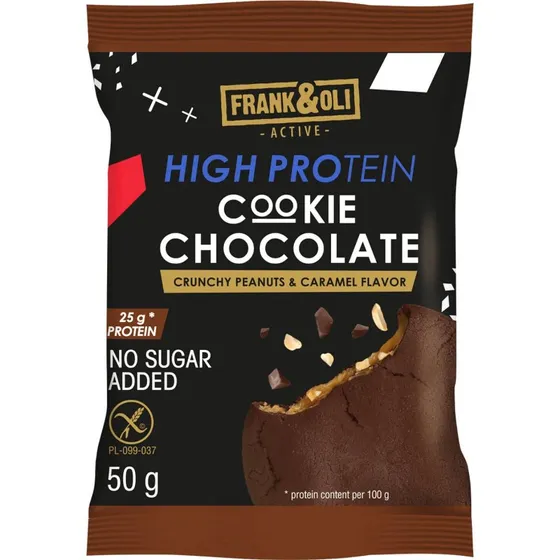 Frank&Oli High Protein Keks Erdnuss & Karamell 50g