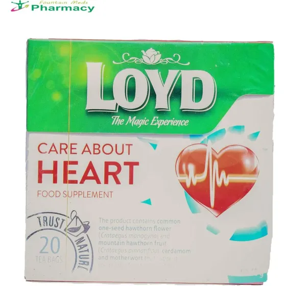 Loyd Herz-Tee mit Weißdornblüte & Kardamom, 20 Beutel