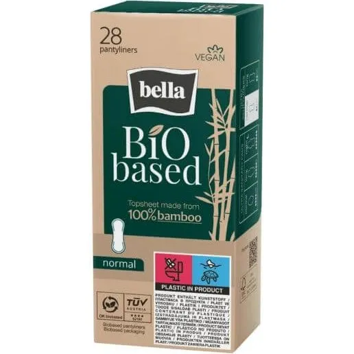 Bella Bio Tägliche Saugeinlagen, 28 Stück, Bambus-Oberfläche