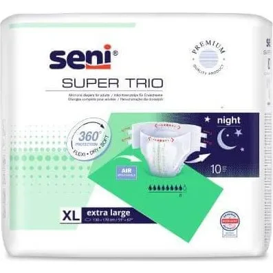 Seni Super Trio XL Windelhosen für Erwachsene, 10 Stück