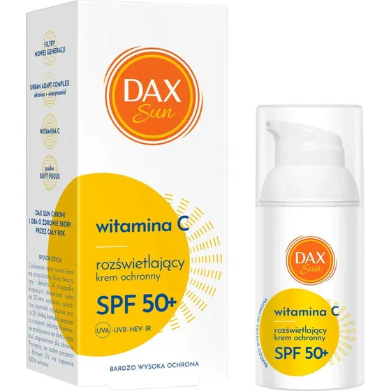 Dax Sun Illuminating Sunscreen SPF 50+ mit Vitamin C, 30 ml