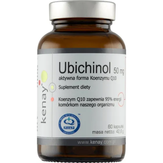 Kenay Ubiquinol 50 mg – Aktives Coenzym Q10 (60 Kapseln)
