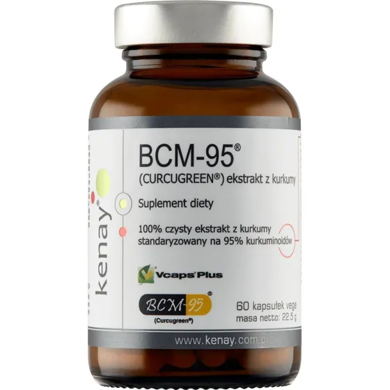 Kenay BCM-95 Kurkuma-Extrakt, 60 pflanzliche Kapseln