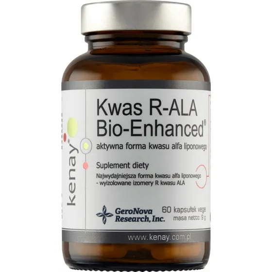 Kenay R-ALA Bio-Enhanced Säure, 60 pflanzliche Kapseln