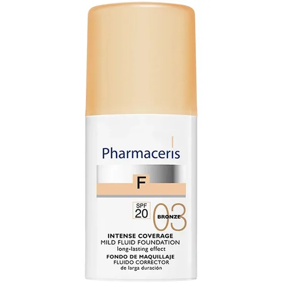 Pharmaceris F Intense Coverage Mild Fluid Foundation SPF 20 - 03 Bronze