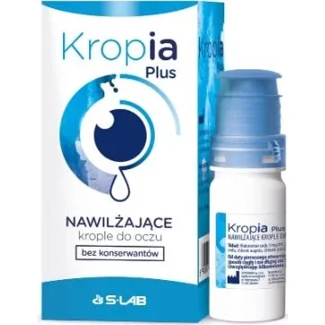 Kropia Plus Augentropfen mit Natriumhyaluronat, 10 ml