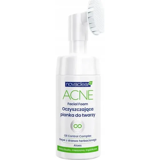Novaclear Hautklärender Reinigungsschaum 100ml gegen Akne