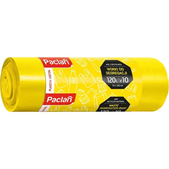 Paclan Recycling-Säcke Gelb 120 l (10 Stück)