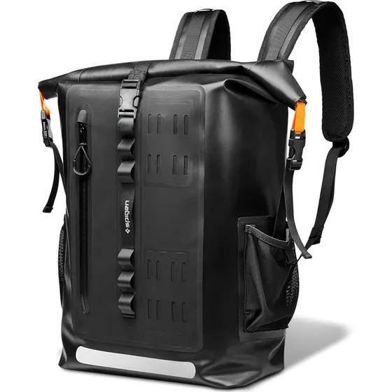 Spigen Aqua Shield Wasserdichter Rucksack 35L, schwarz, bis 16"