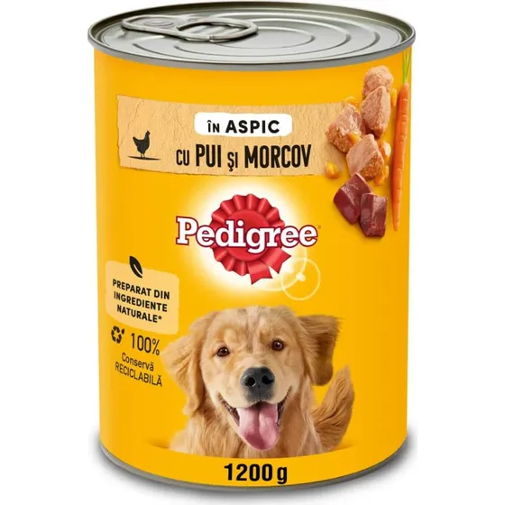 Pedigree Huhn & Karotte Nassfutter für Hunde, 1200g