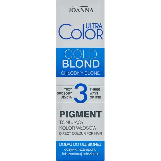 Joanna Ultra Colour Toning Pigment Chodny Blonde, 100ml