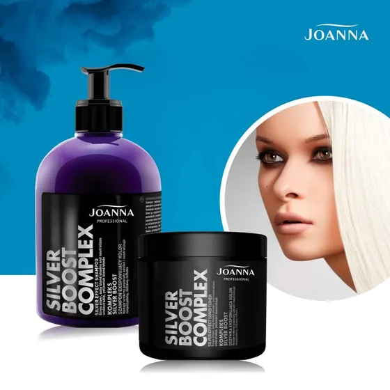 Joanna Silver Boost Complex Shampoo 500g - Farbintensivierung