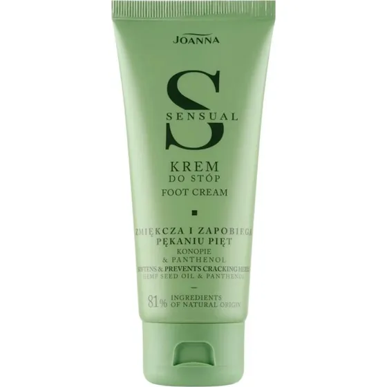 Joanna Sensual Fußcreme Hanf & Panthenol, 100 g