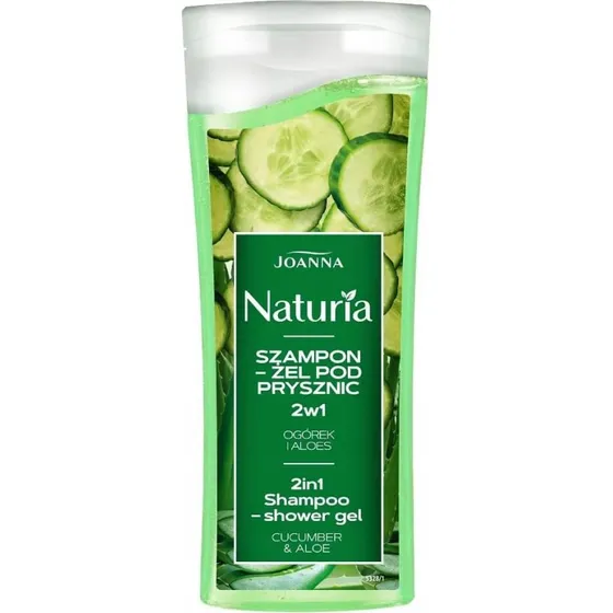 Joanna Naturia 2in1 Shampoo-Duschgel Gurke & Aloe Vera, 100 ml