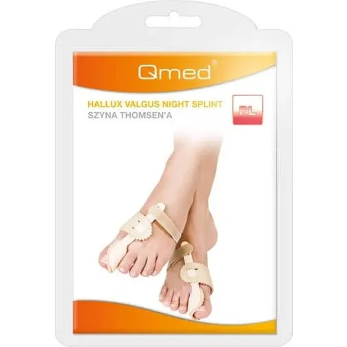 Qmed Hallux Valgus Nachtschiene Thomsen-Schiene, beige, 1 Paar