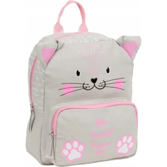 Kätzchen Segeltuch-Rucksack für den Kindergarten