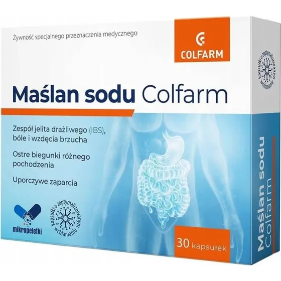 Colfarm Natriumbutyrat 30 Kapseln für die Darmgesundheit