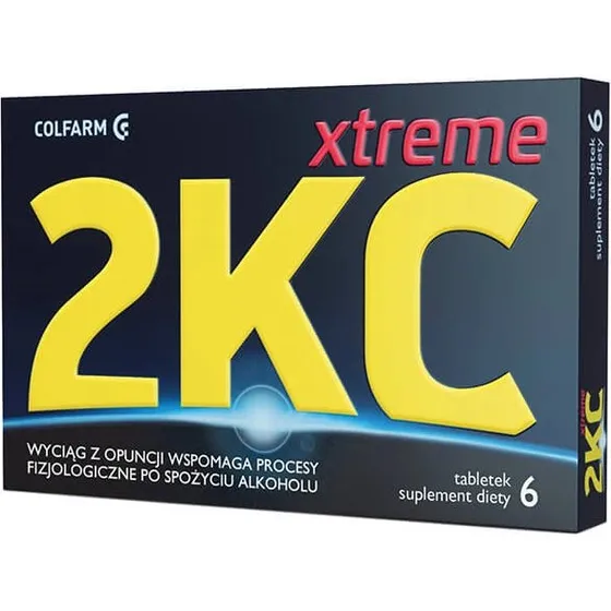 2 KC Xtreme 6 Tabletten zur Linderung von Kopfschmerzen und Migräne