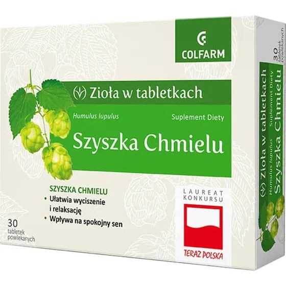 Hopfenzapfen Extrakt - 30 Tabletten zur Entspannung und Schlafunterstützung