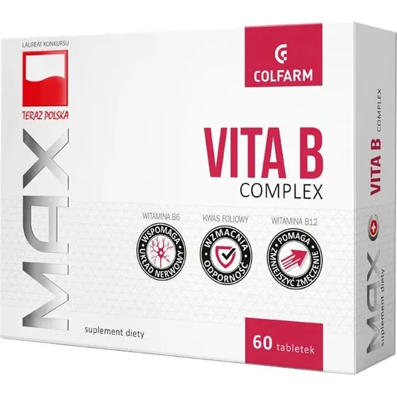 Max Vita B-Komplex Colfarm, 60 Tabletten