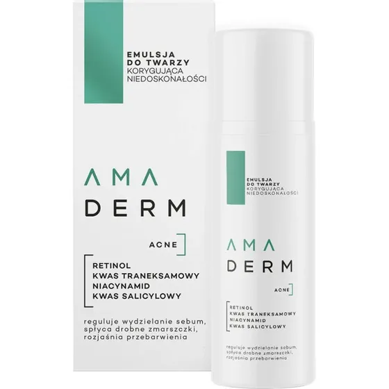 Amaderm Akne Gesichtsemulsion zur Korrektur von Unreinheiten, 50 ml