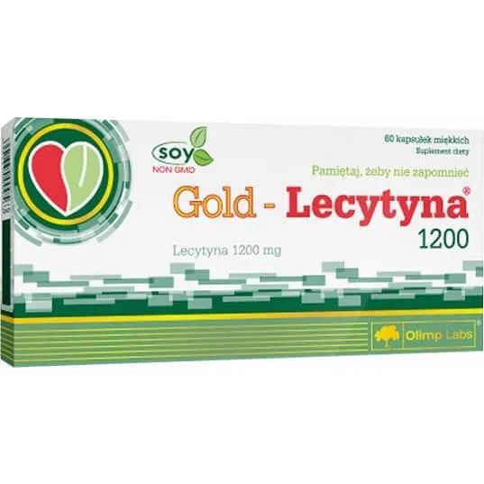 Olimp Gold Lecithin 1200 - 60 Kapseln Sojalecithin